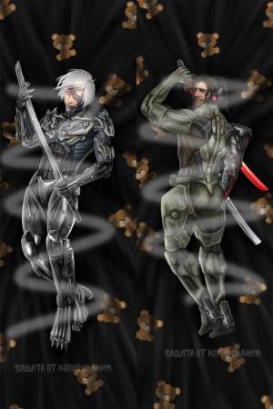 Дакимакура Metal Gear Rising Revengeance Raiden Jetstream Sam